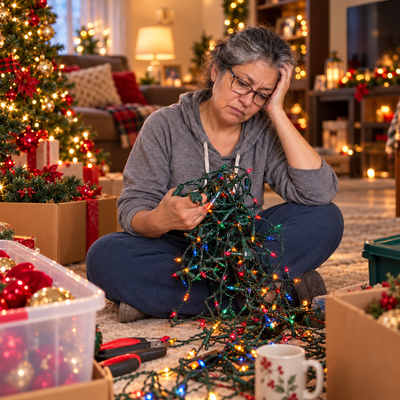 proyector led navideño multicolor