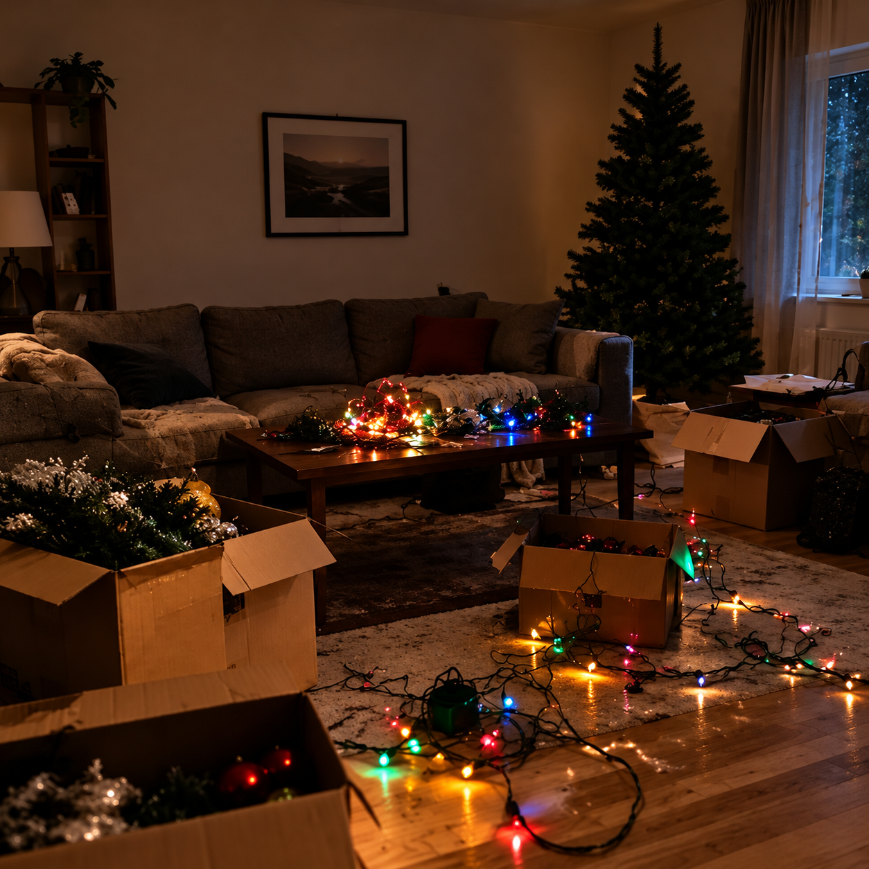 proyector led navideño multicolor