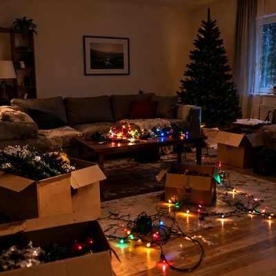 proyector led navideño multicolor